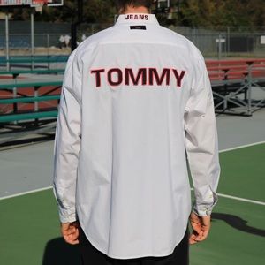 Tommy Jeans Spell Out Button Up👔